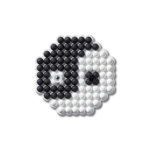 Beaded Ying and Yang