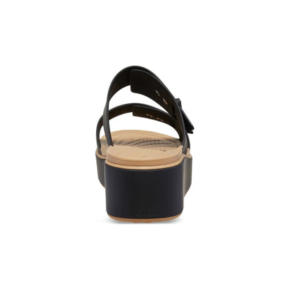 Crocs Brooklyn Buckle Low Wedge Matte Wrap Sandal ALT160