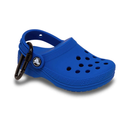 Classic Clog Pouch Bag Charm - Blue Bolt