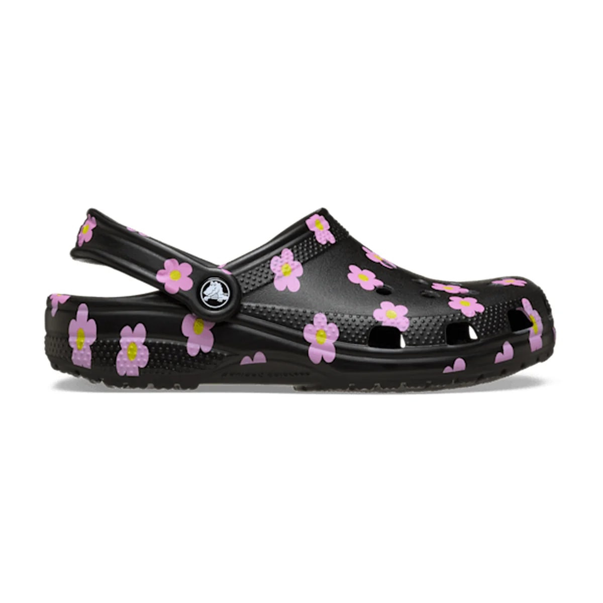 Classic Flower Clog - Black