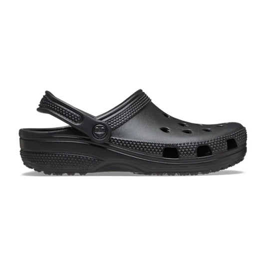 Classic Hearts Cut Out Clog - Black