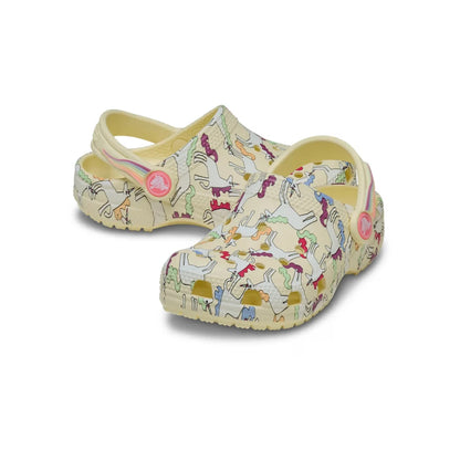 Crocs Toddler Classic Unicorn Graphic Clog ALT110