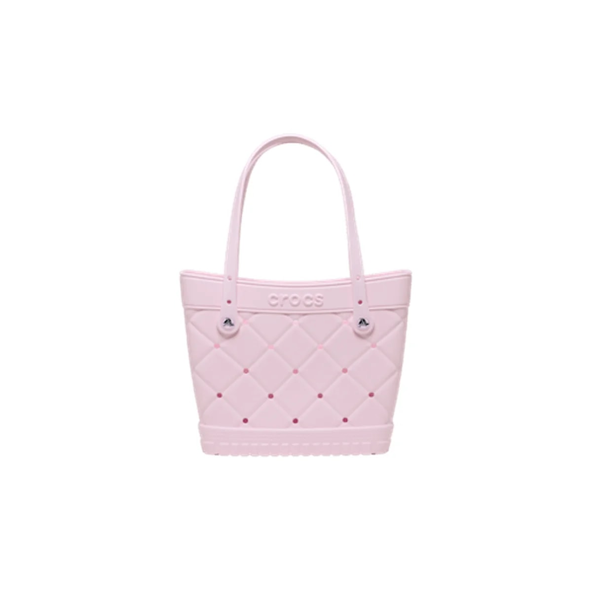 Medium Quilted Tote - Pink Milk