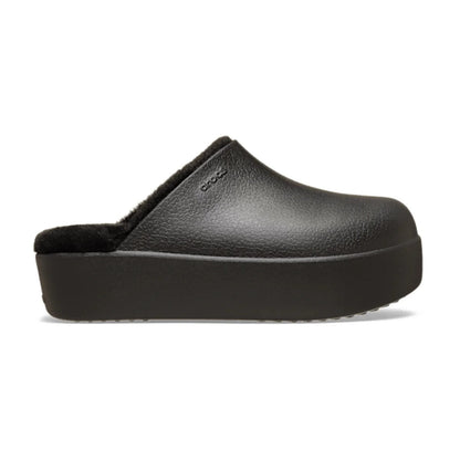 Dylan Platform Lined Clog - Black