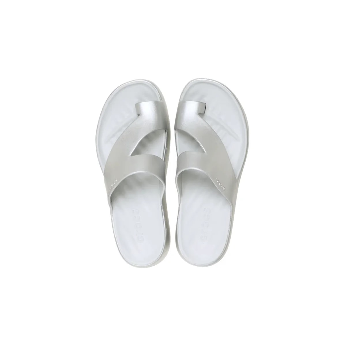 Crocs Getaway Platform Toe Loop Metallic Sandal ALT120