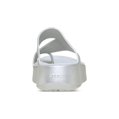 Crocs Getaway Platform Toe Loop Metallic Sandal ALT160