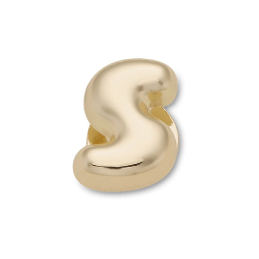 Gold Bubble Letter S