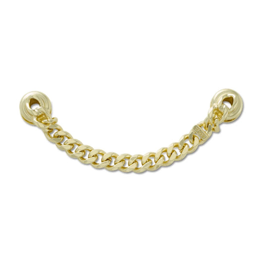Gold Flat Curb Chain