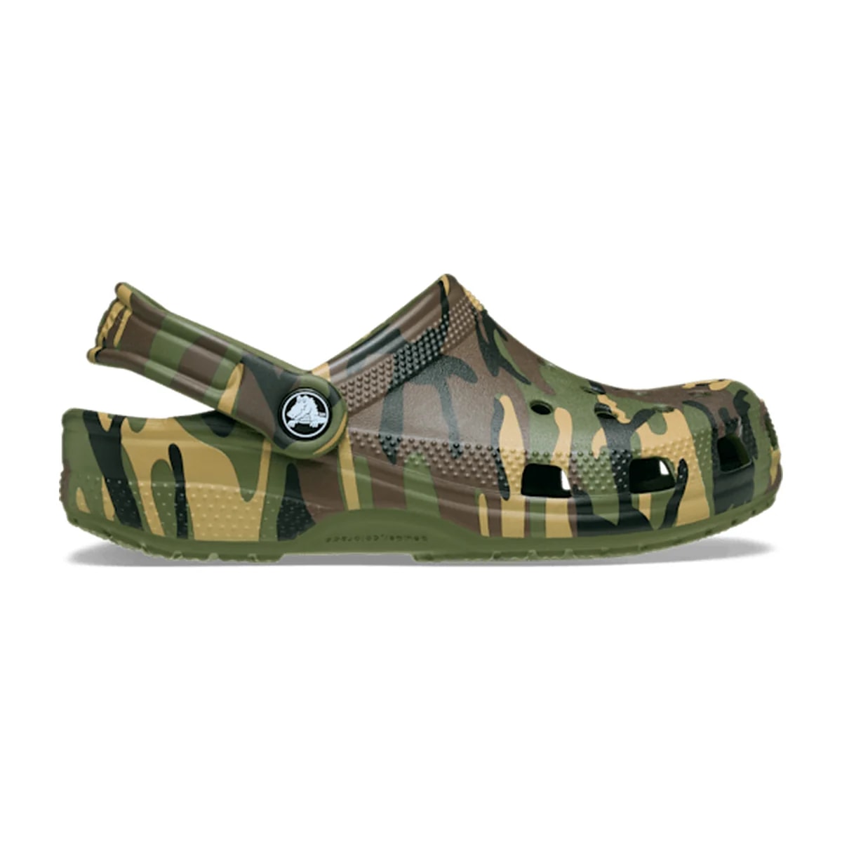 Kids' Classic Camouflage Clog - Army Green / Multi