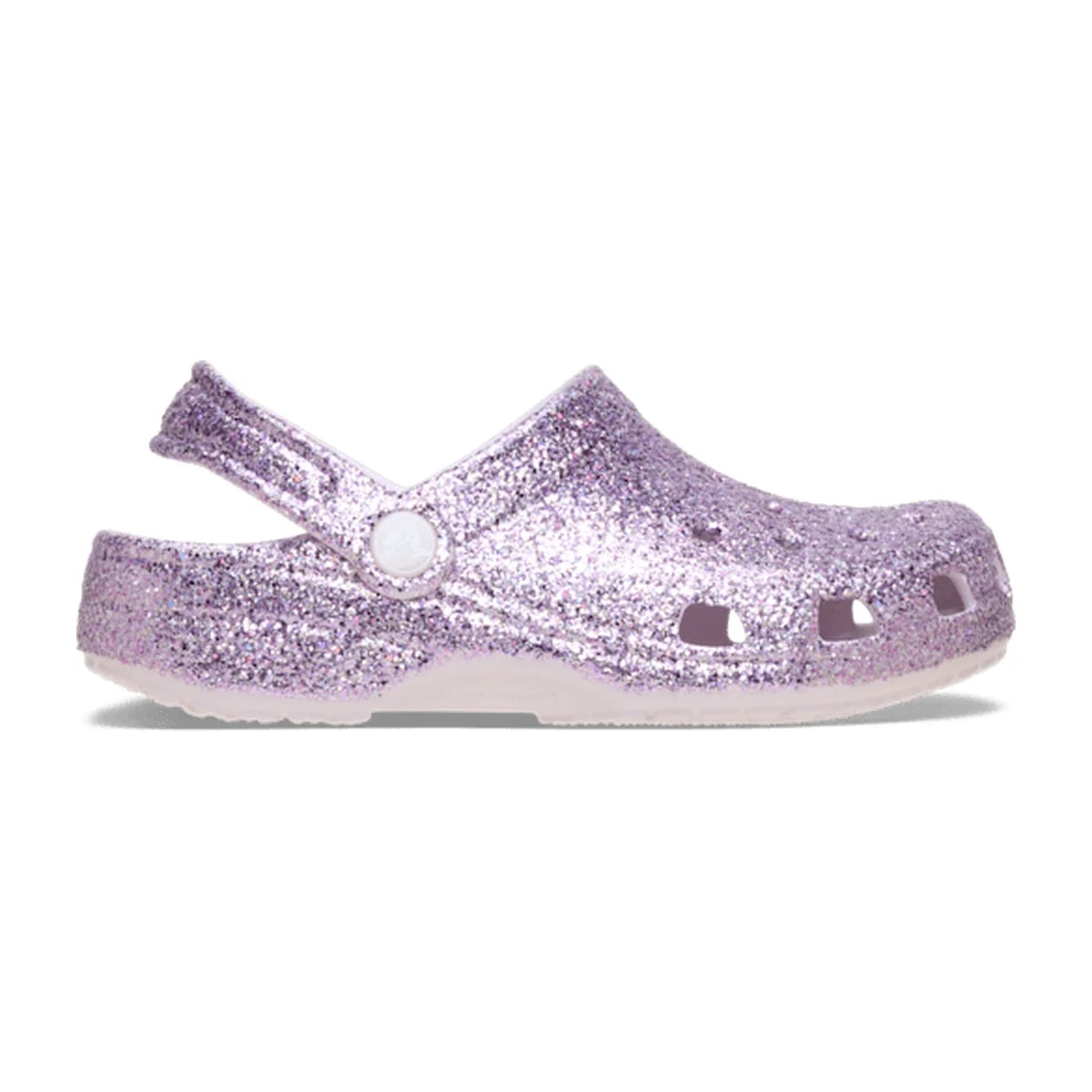 Kids' Classic Chunky Glitter Clog - Grape Ice