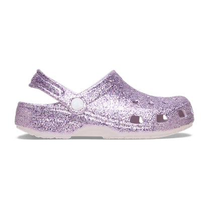 Kids' Classic Chunky Glitter Clog - Grape Ice