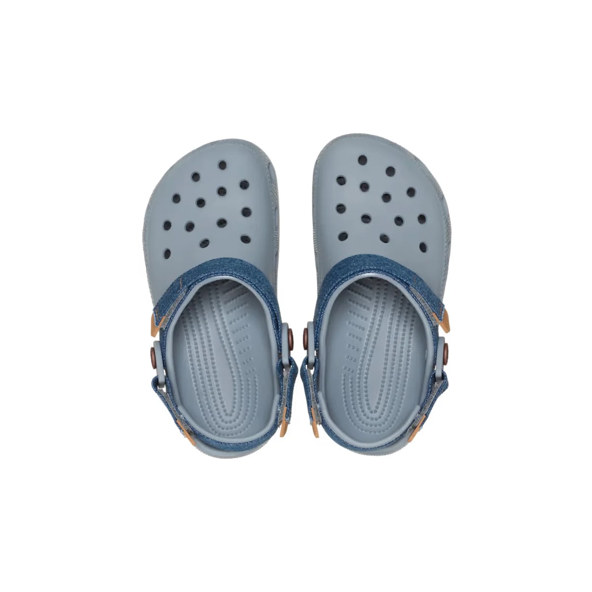 Crocs Kids' Classic Denim Adjustable Backstrap Clog ALT120