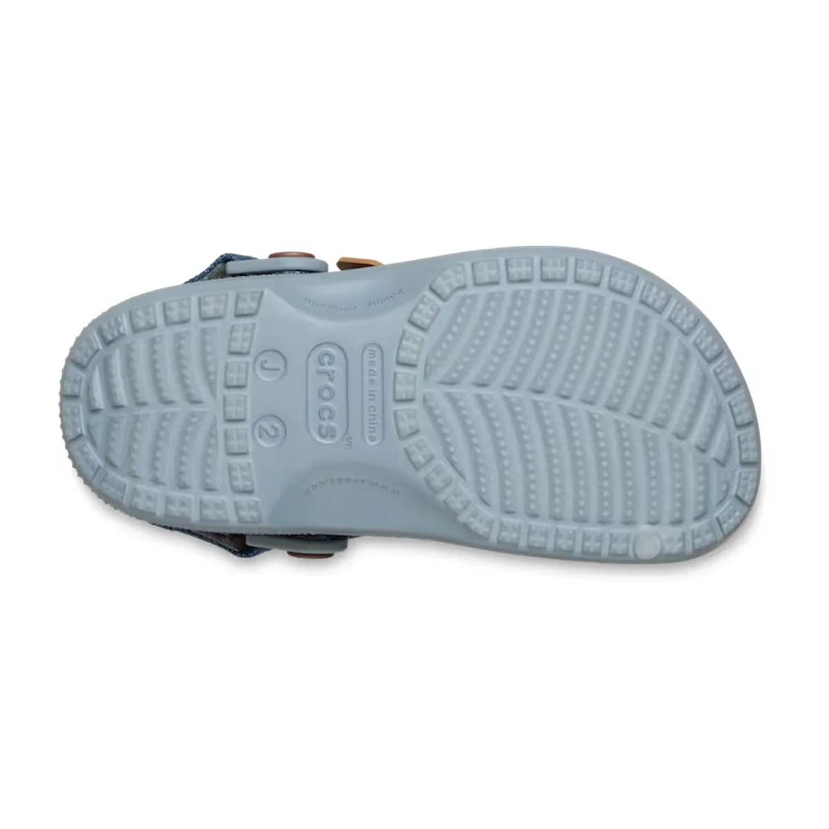 Crocs Kids' Classic Denim Adjustable Backstrap Clog ALT130