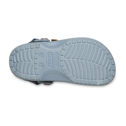 Crocs Kids' Classic Denim Adjustable Backstrap Clog ALT130