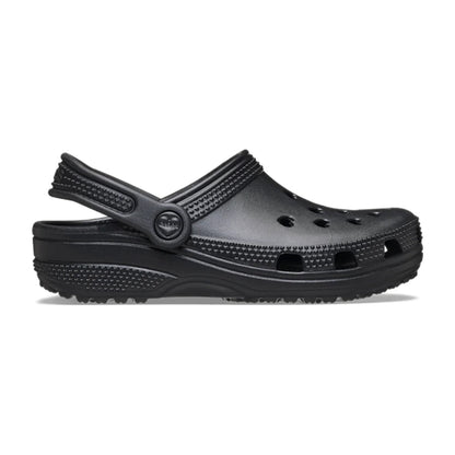 Kids' Classic Hearts Cut Out Clog - Black