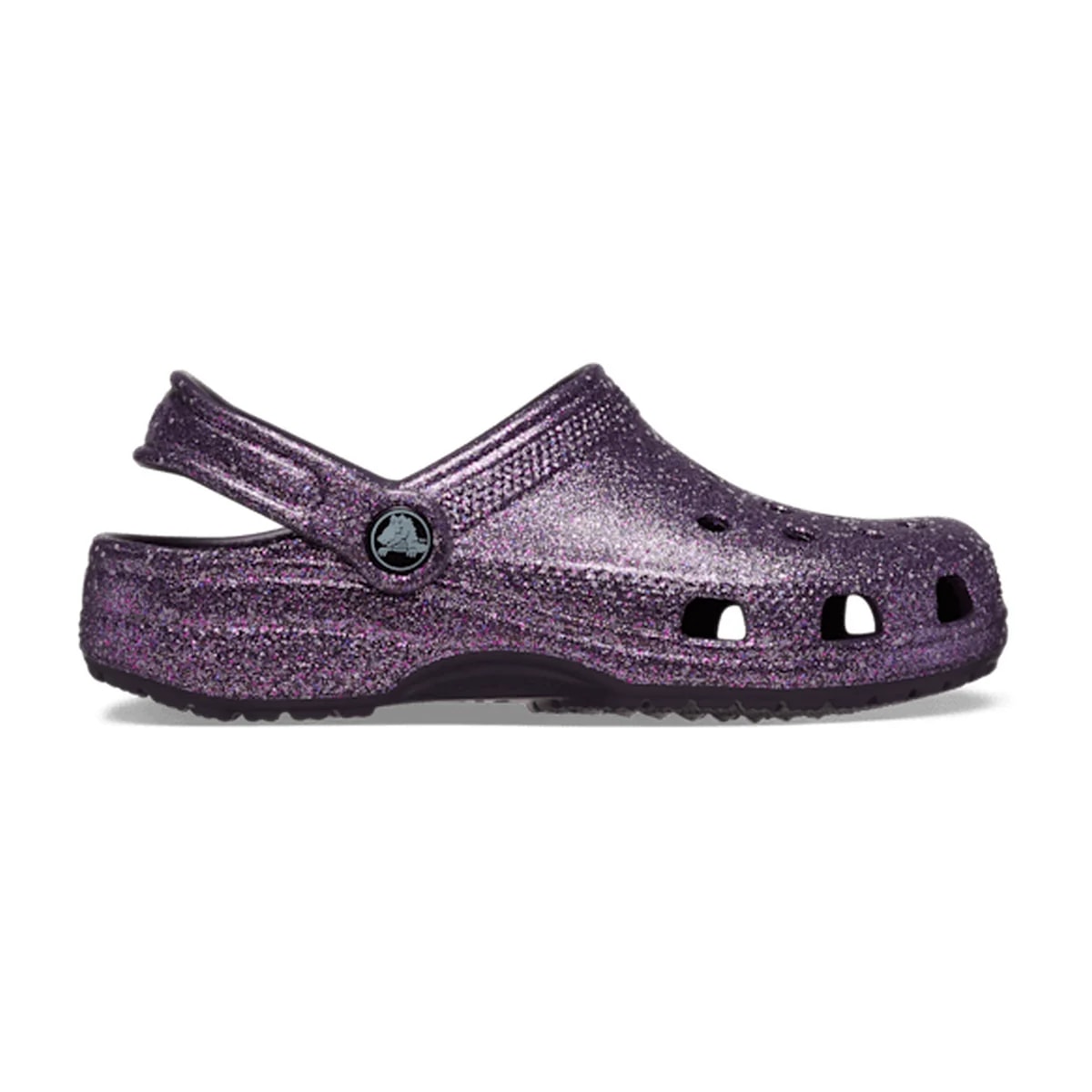 Kids’ Classic Space Glitter Clog - Dark Iris/Multi