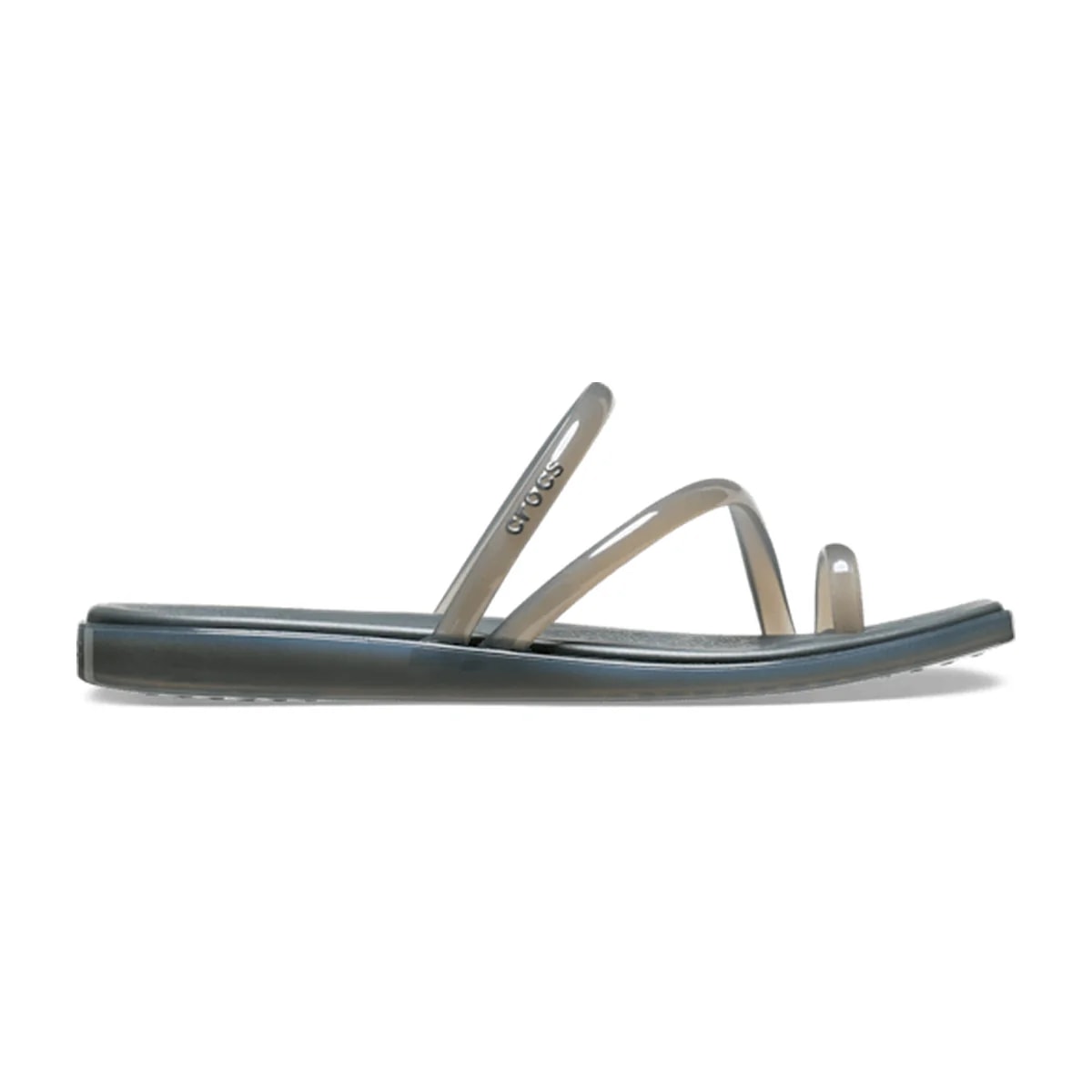 Miami Toe Loop Jelly Sandal - Carbon Jelly