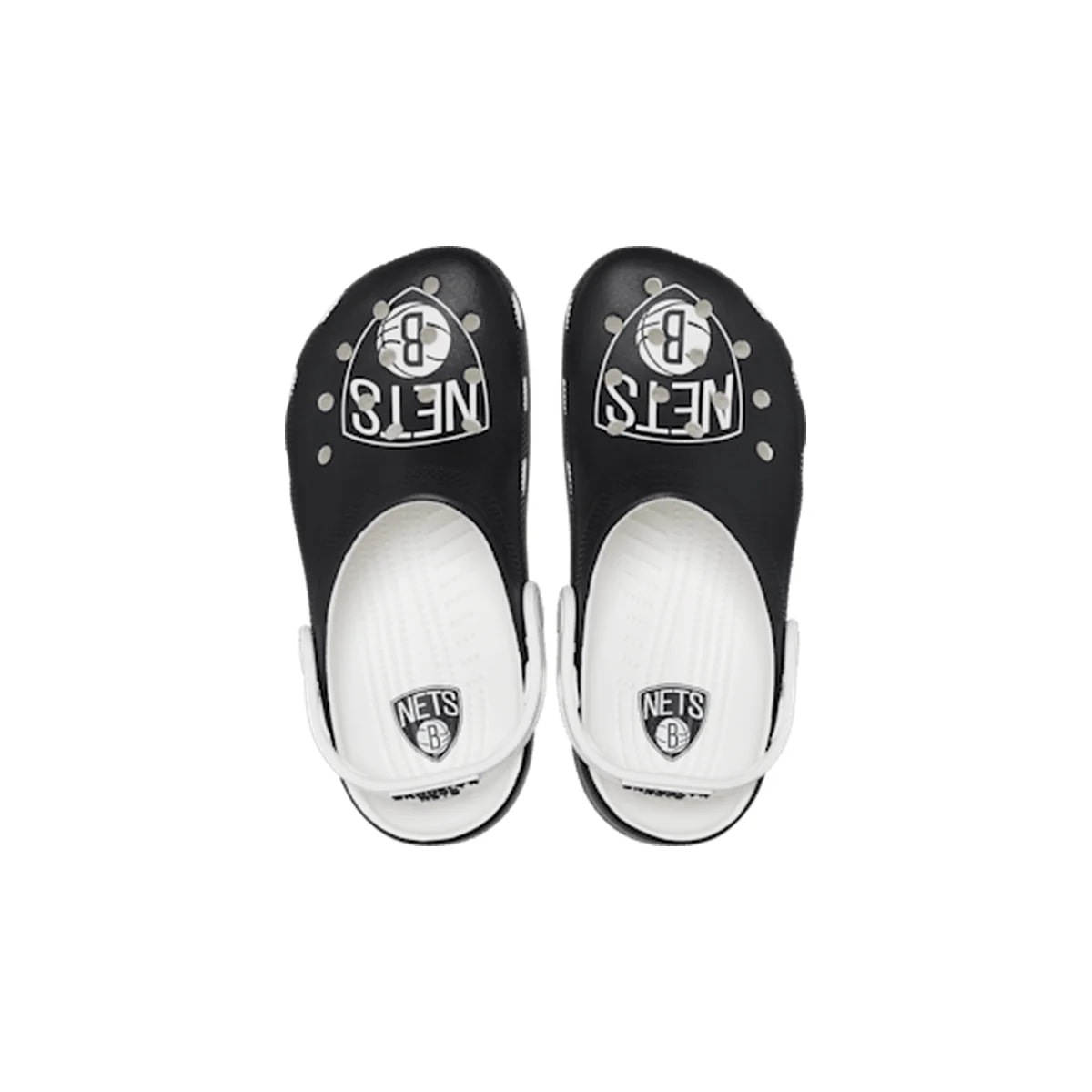 NBA™ Brooklyn Nets Classic Clog - White / Black