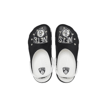 NBA™ Brooklyn Nets Classic Clog - White / Black