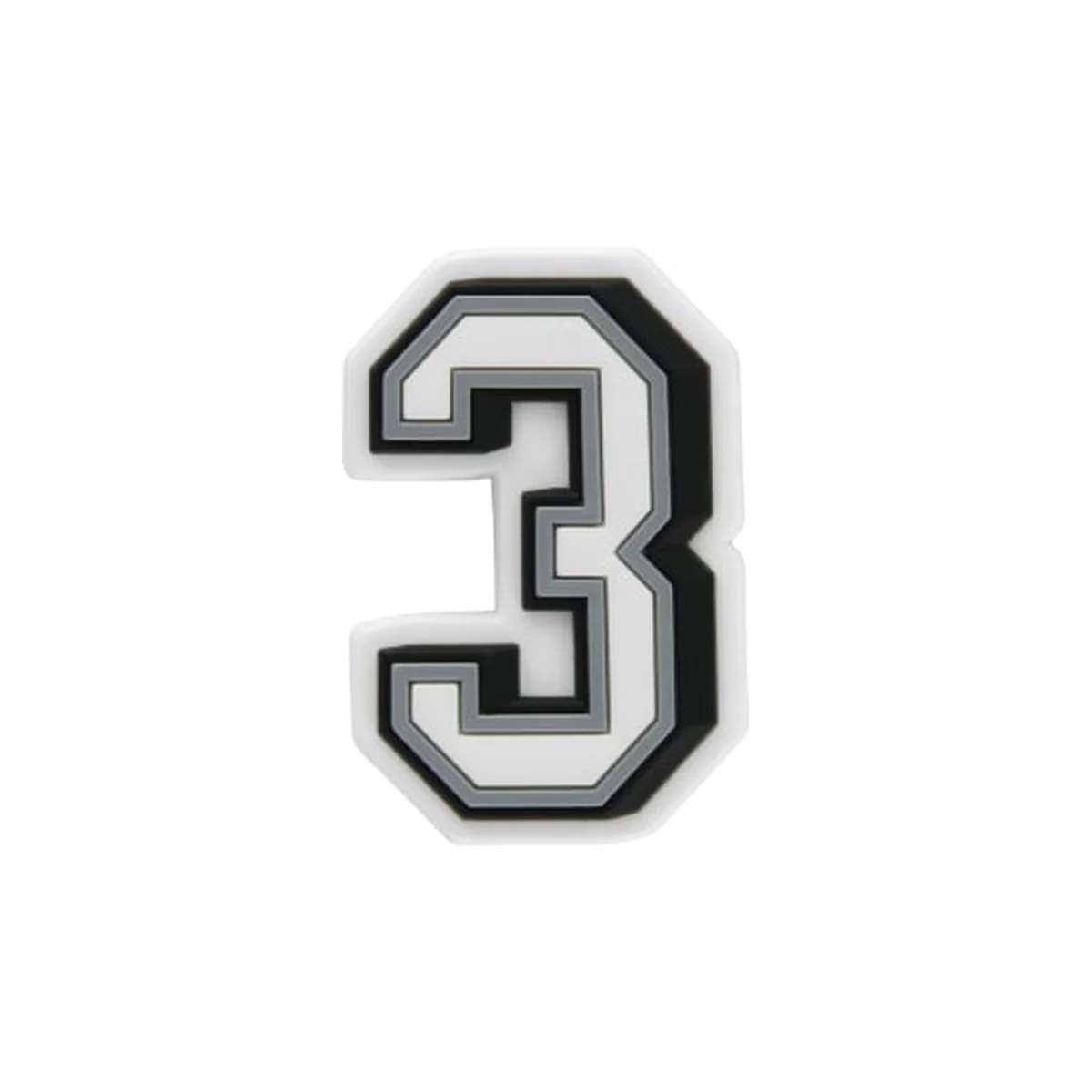 Jibbitz B&W Number 3