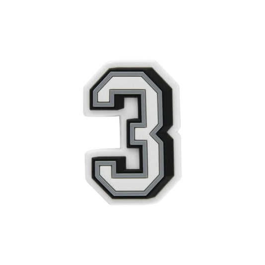 Jibbitz B&W Number 3