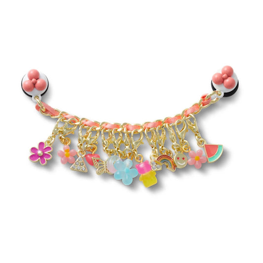 Pink Adjustable Charm Chain