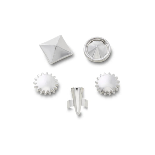 Sandal C Charms Silver Edgy 5 Pack