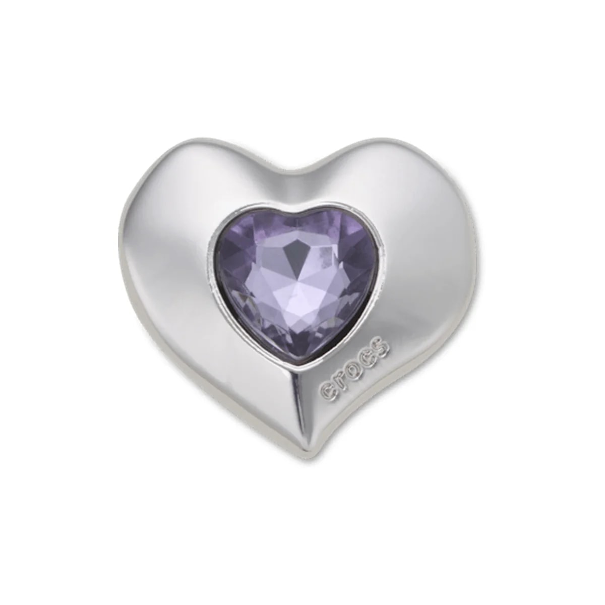 SilverandPurple SMT Gem Heart