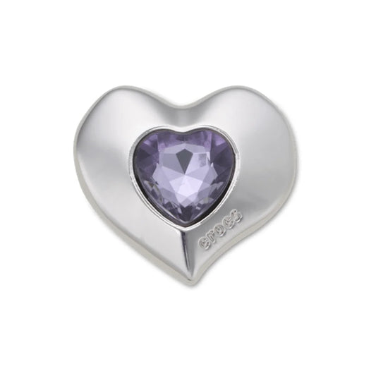 SilverandPurple SMT Gem Heart