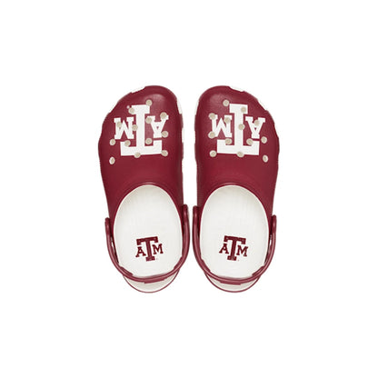 Texas AM Classic Clog - White