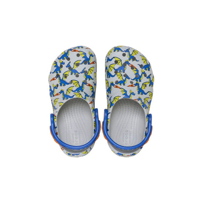 Crocs Toddler Classic Dragon Graphic Clog ALT120
