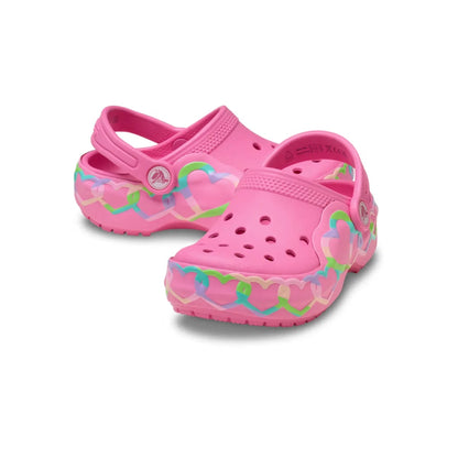 Crocs Toddler Classic Heart Lights Clog ALT110
