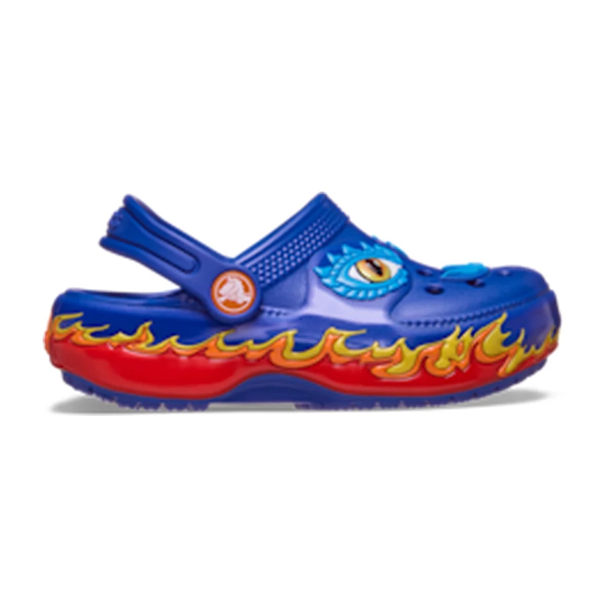 Toddler Classic IAM Dragon Lights Clog - Blue Bolt