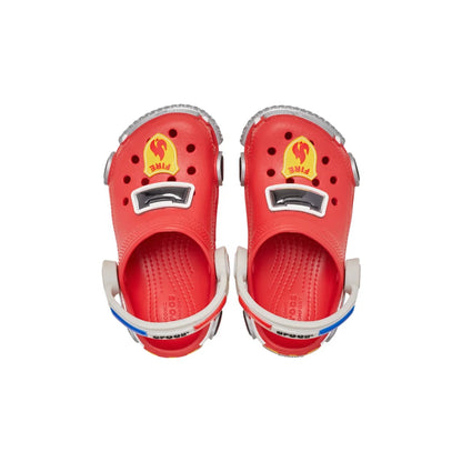 Crocs Toddler Classic IAM Fire Truck Lights Backstrap Clog ALT120